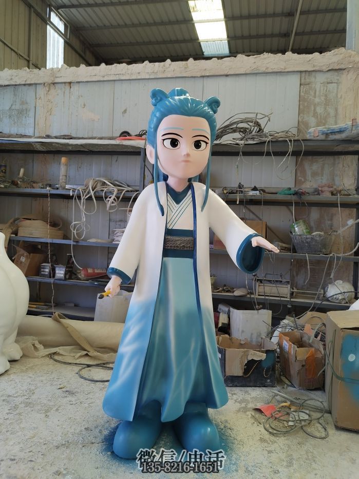 3d打印卡通敖炳雕塑 3d打印卡通敖炳雕塑
